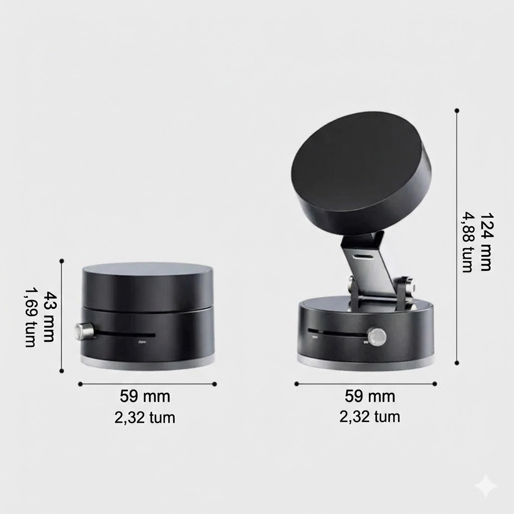 Hopvikbar bärbar magnetisk mobilhållare