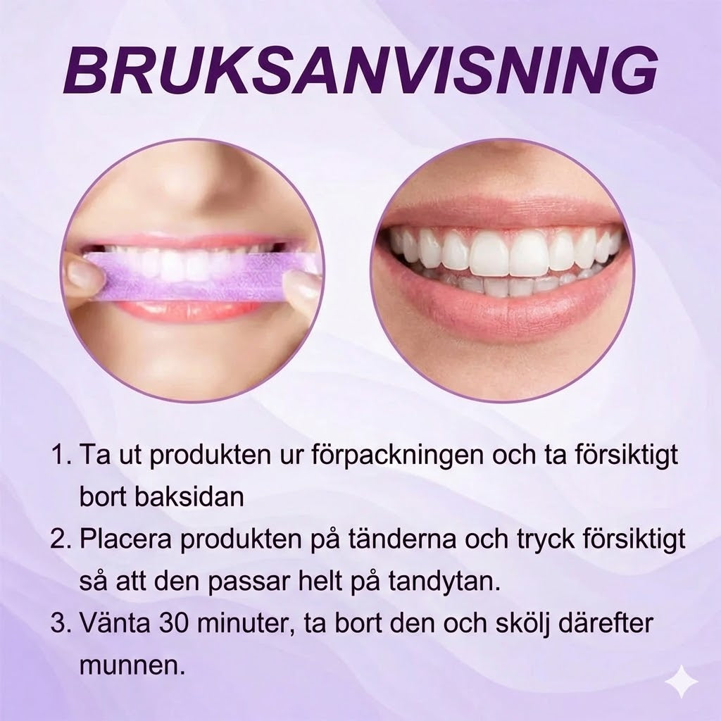Tandblekningsremsor