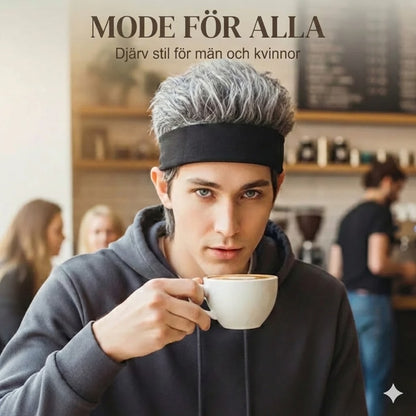 Unisex hiphop-stil perukmössa