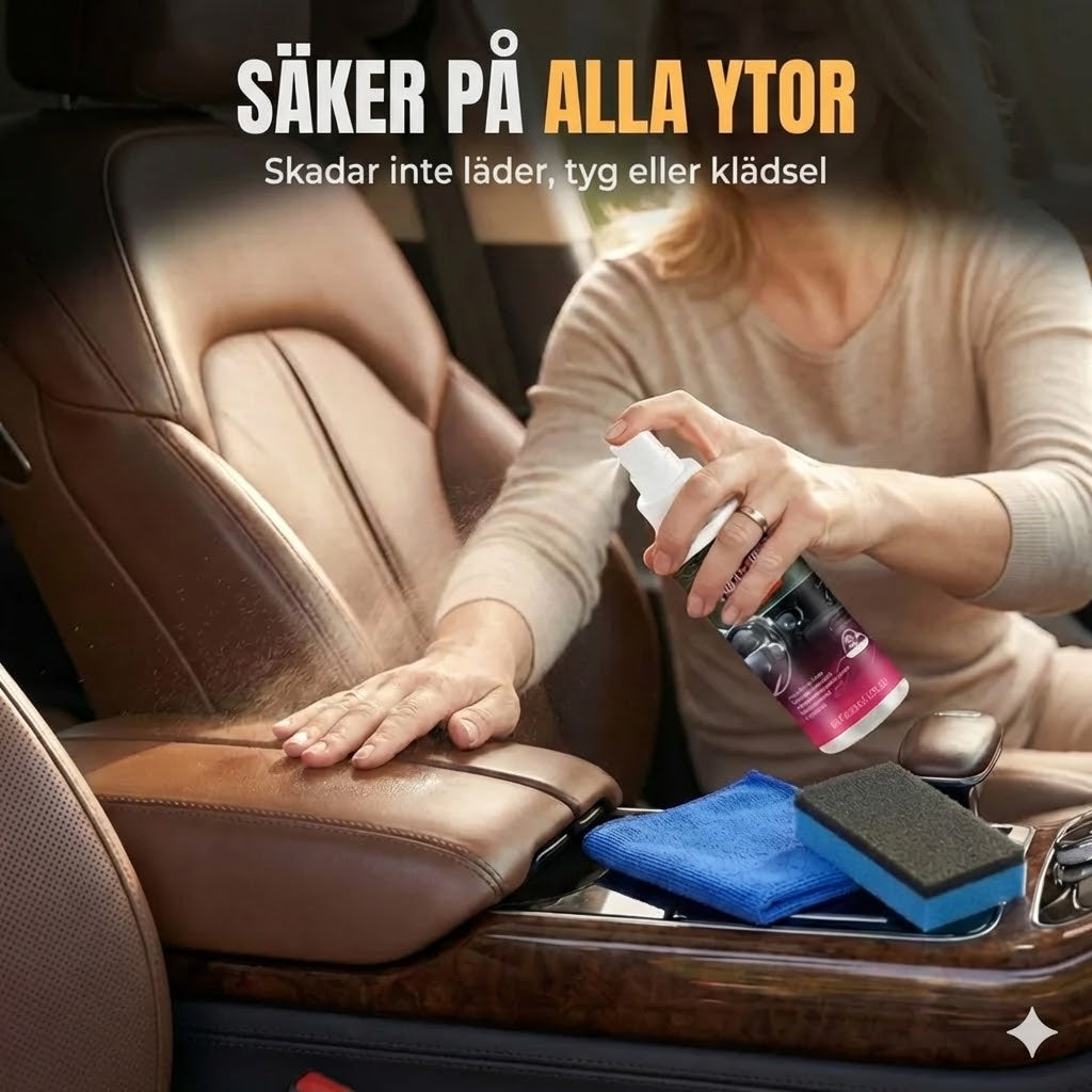 Polermaskin för bilinteriör – omedelbar glans och skydd