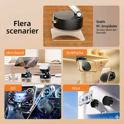 Hopvikbar bärbar magnetisk mobilhållare