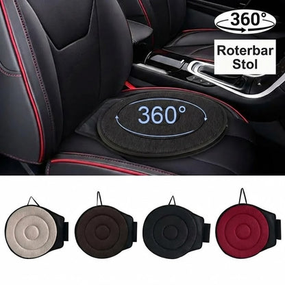 360° vridbar sittdyna – vridplatta i memory foam för bil