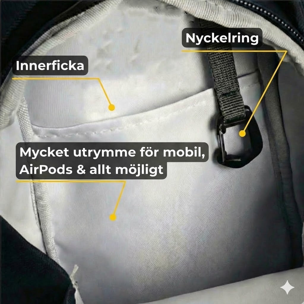 Magnetisk fitnessväska