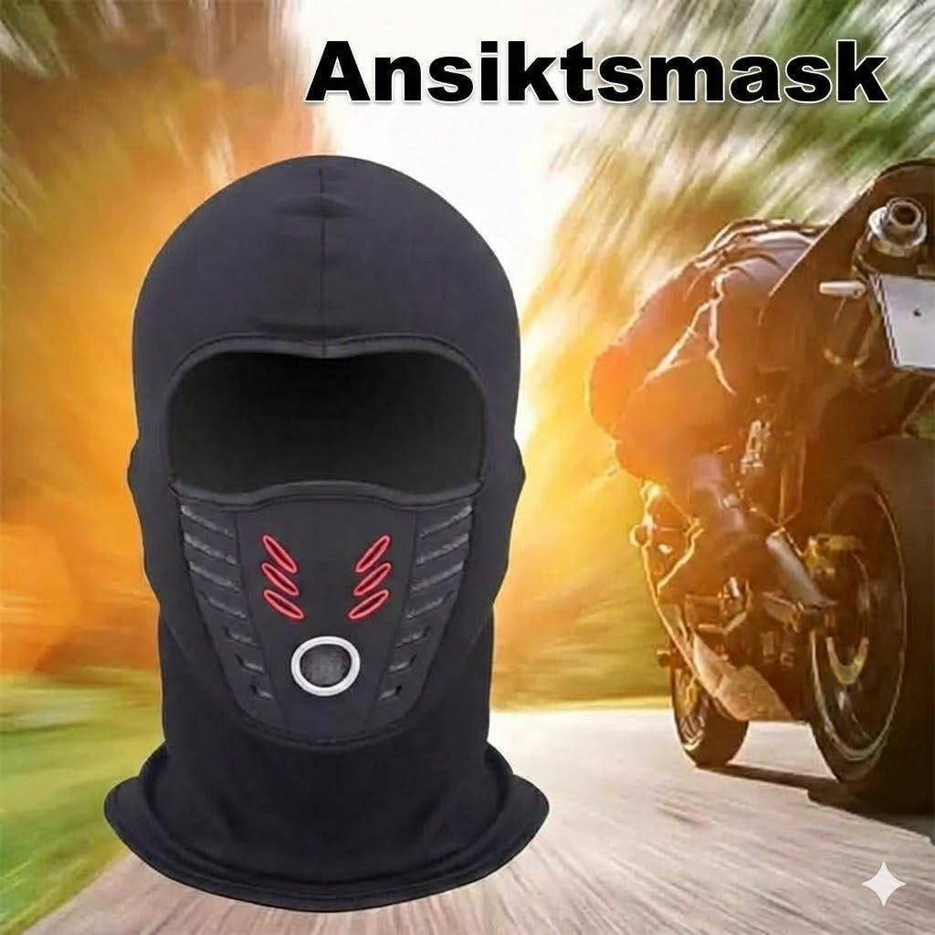 Unisex vindtät och varm heltäckande ansiktsmask