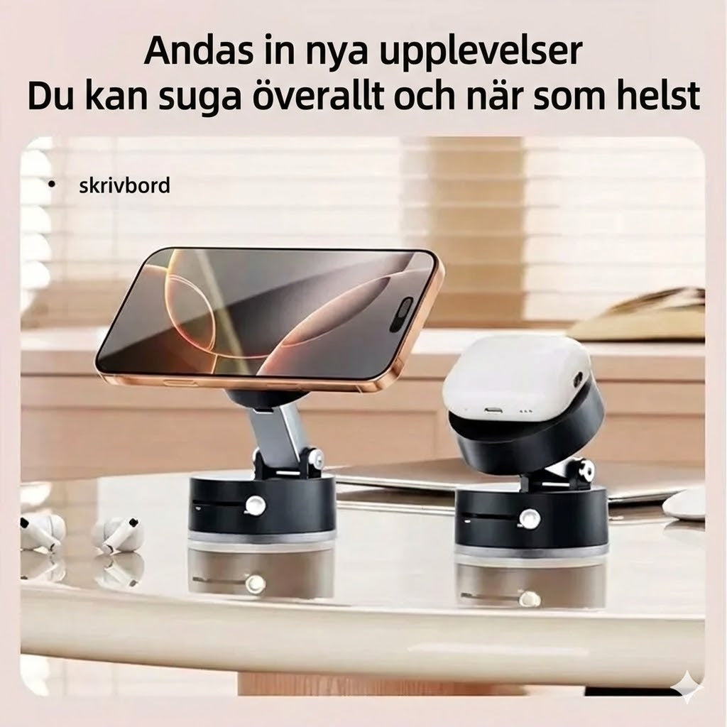 Hopvikbar bärbar magnetisk mobilhållare