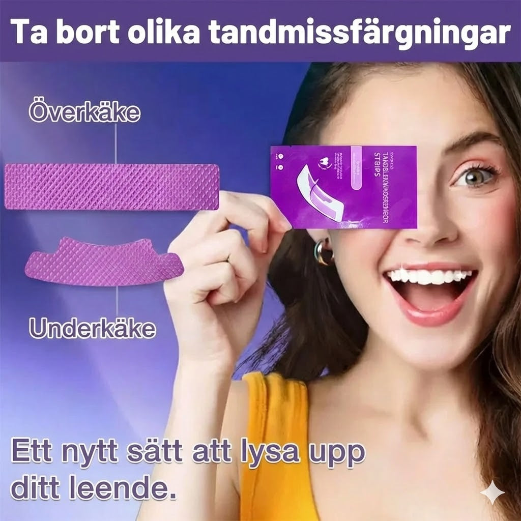 Tandblekningsremsor