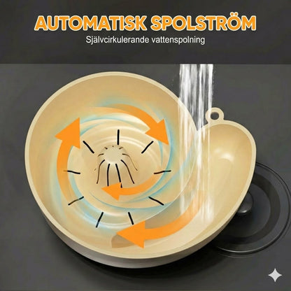 Automatisk tvätt- och avrinningskorg för frukt och grönsaker