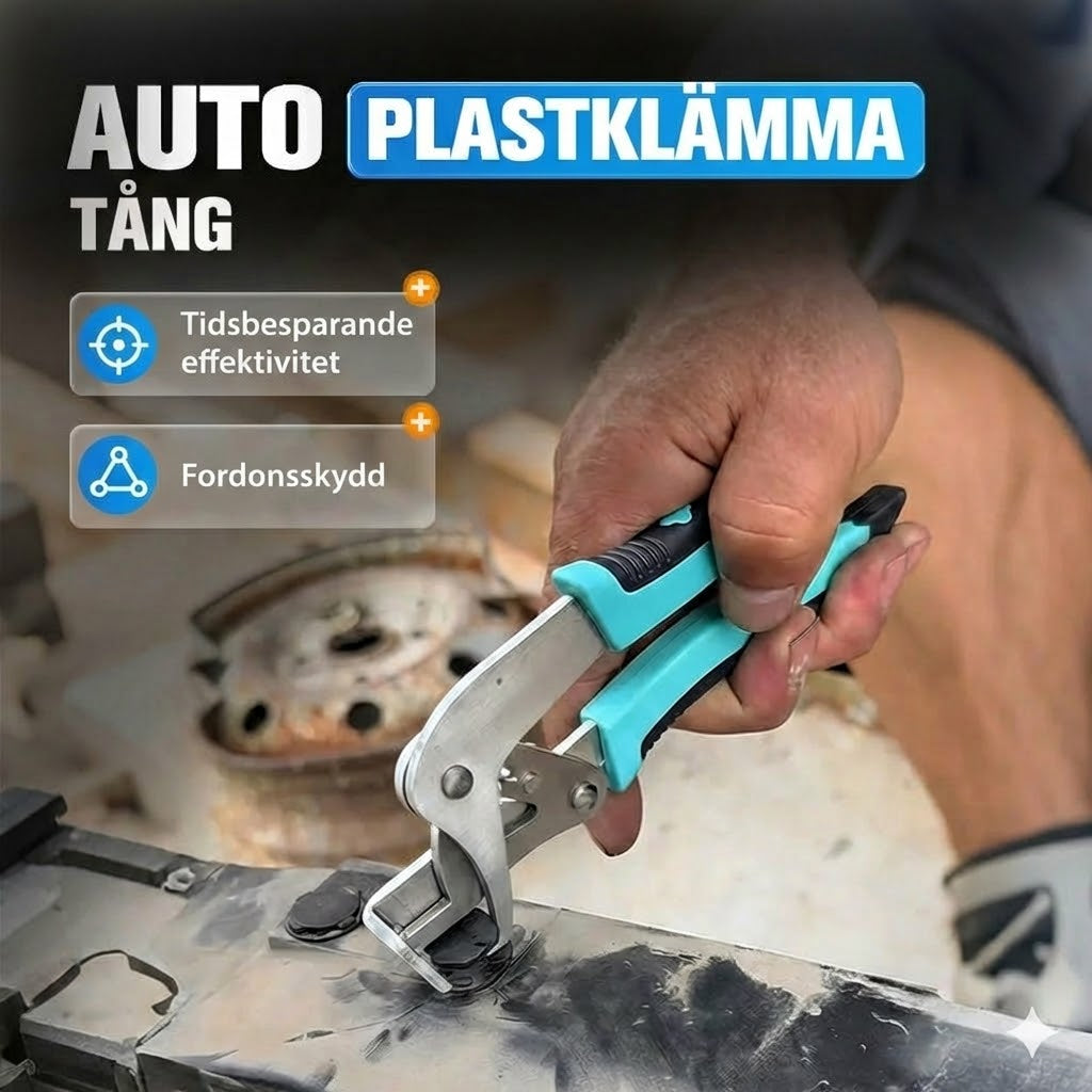Tång för bilplastclips