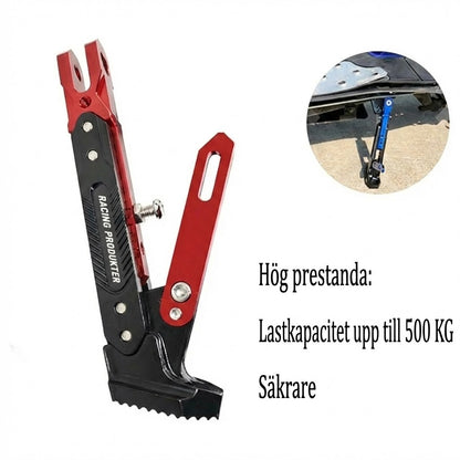 Universellt justerbart motorcykelstöd