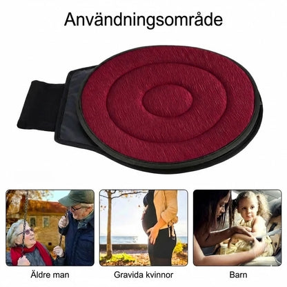 360° vridbar sittdyna – vridplatta i memory foam för bil